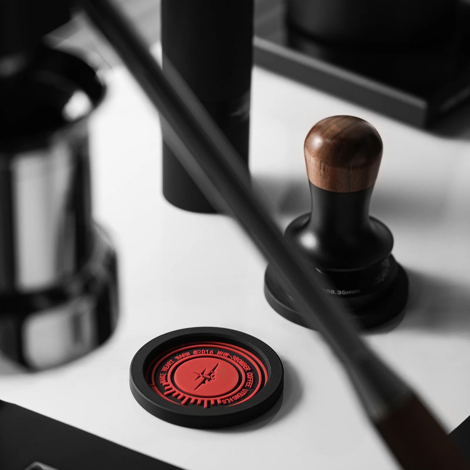 MHW-3BOMBER Silicone Tamper Storage Mat 51-58mm - Image 4