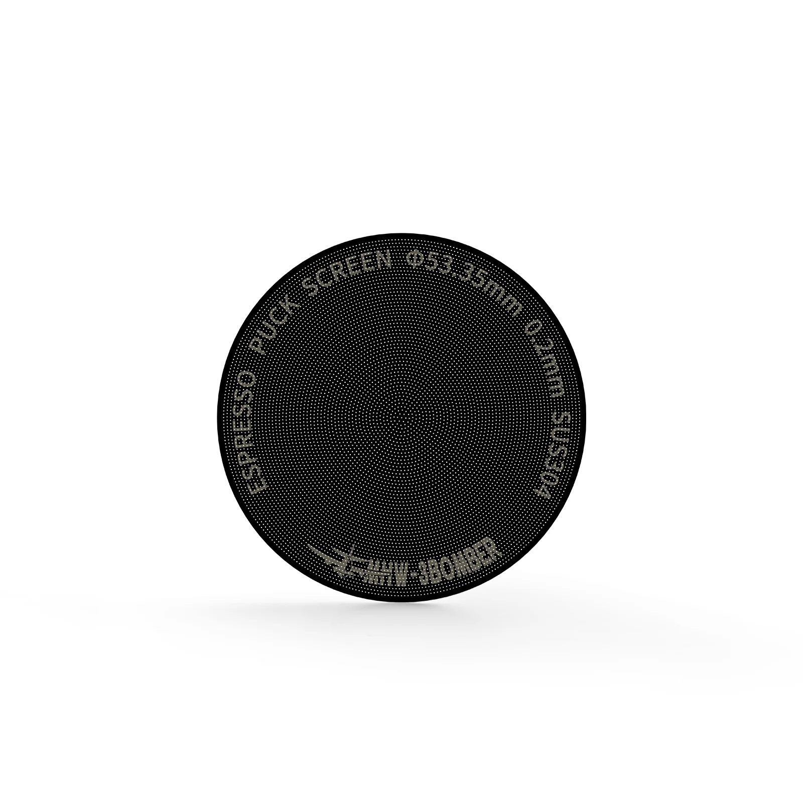 MHW-3BOMBER Espresso Puck Screen Titanium Plated Black 51/53.35/58.5mm - Image 3