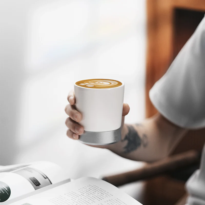 MHW-3BOMBER CERA Series Ceramic Cup White - Image 4