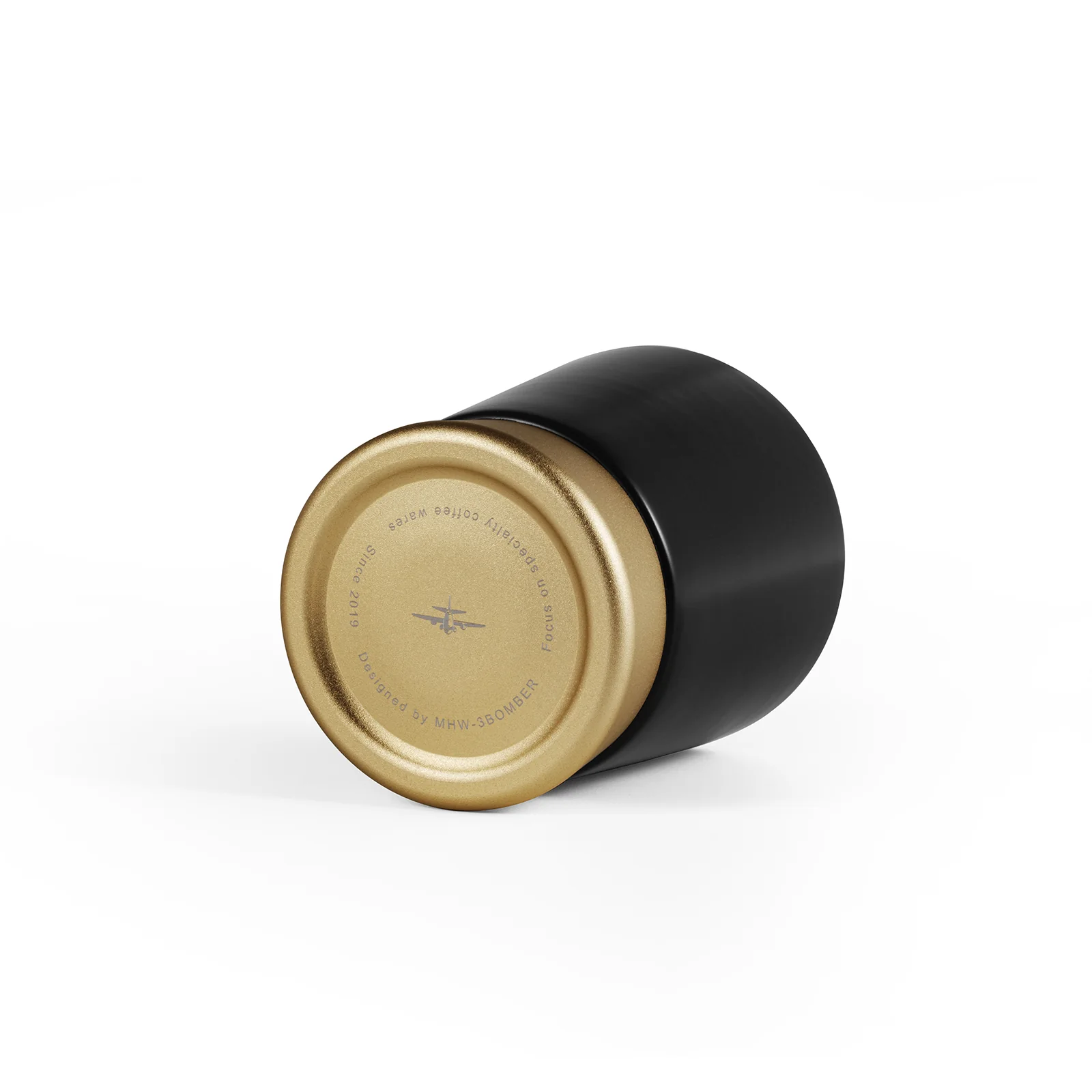 MHW-3BOMBER CERA Series Ceramic Cup Black - Image 2