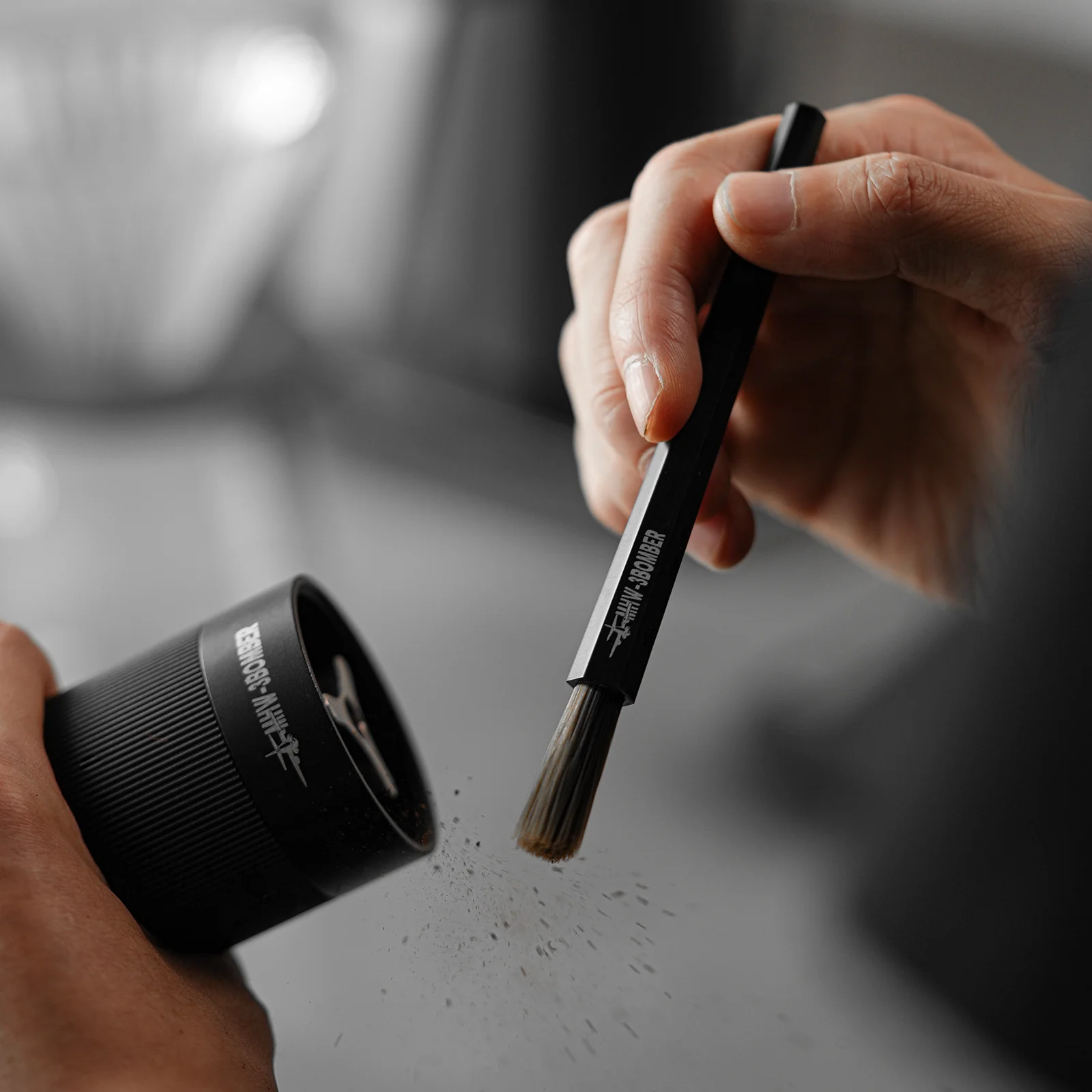 MHW-3BOMBER Coffee Cleaning Brush Espresso Brush Cleaner Tool - Image 3