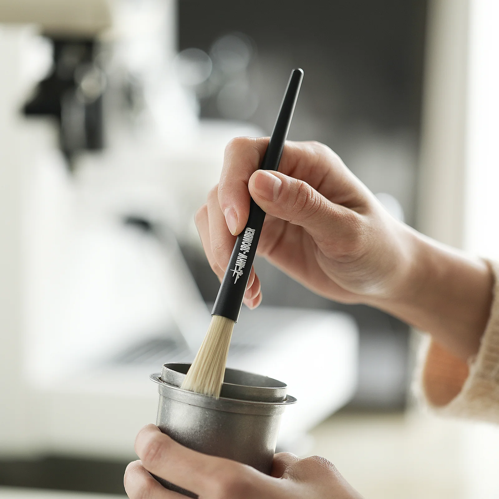 MHW-3BOMBER Coffee Cleaning Brush Espresso Brush Cleaner Tool - Image 9