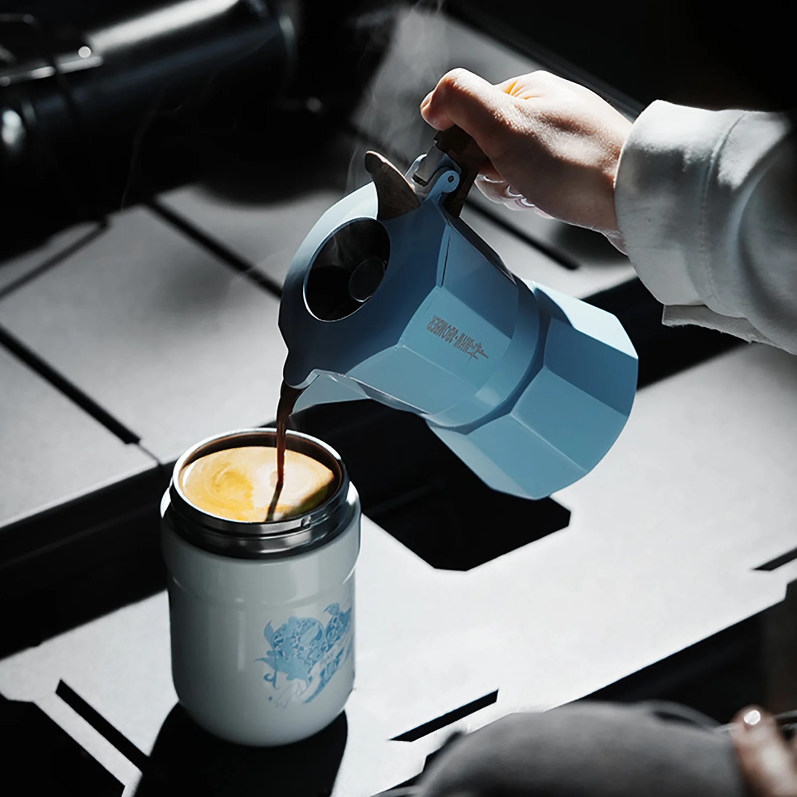 MHW-3BOMBER Double Valve Moka Pot 100ml - Image 15