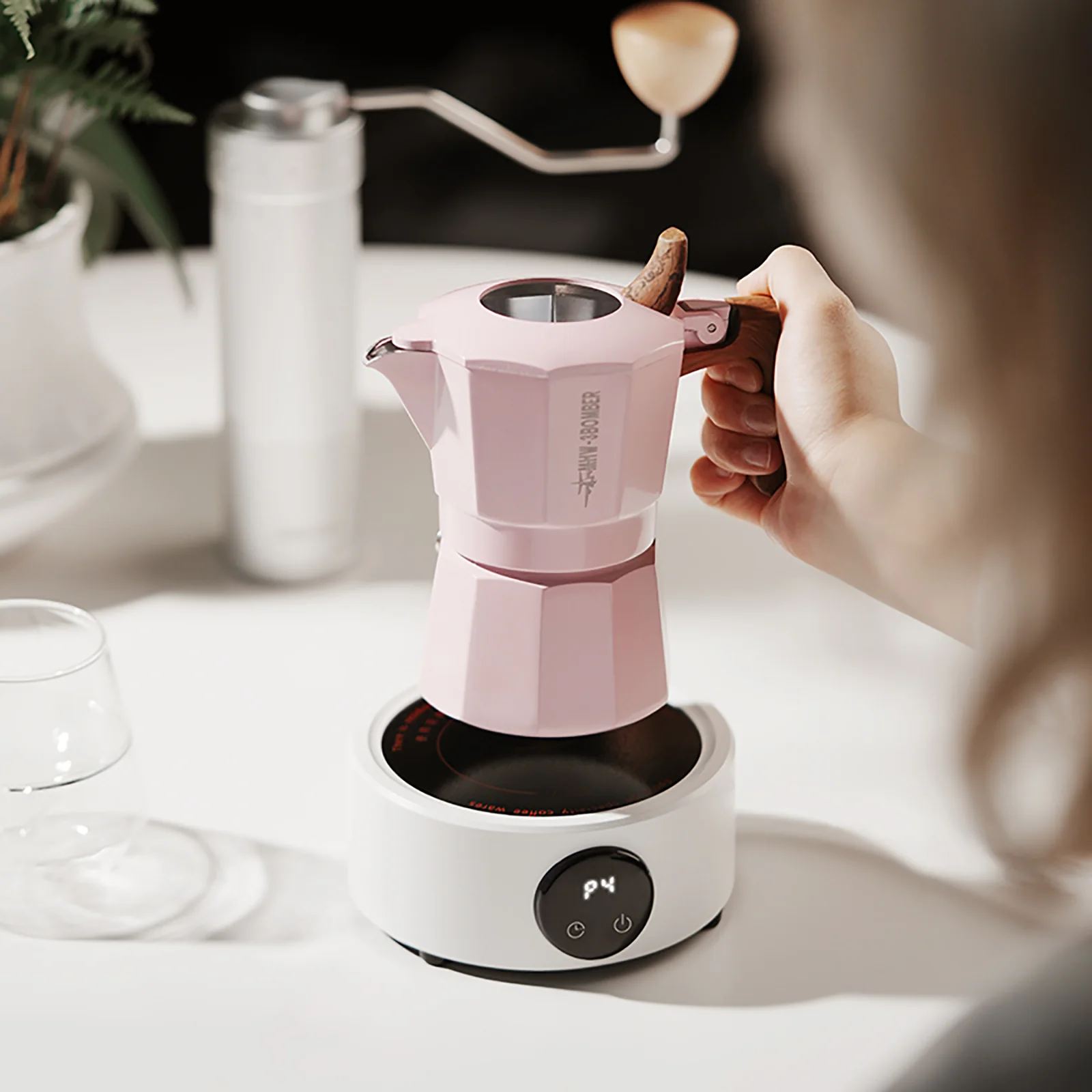 MHW-3BOMBER Double Valve Moka Pot 100ml - Image 17