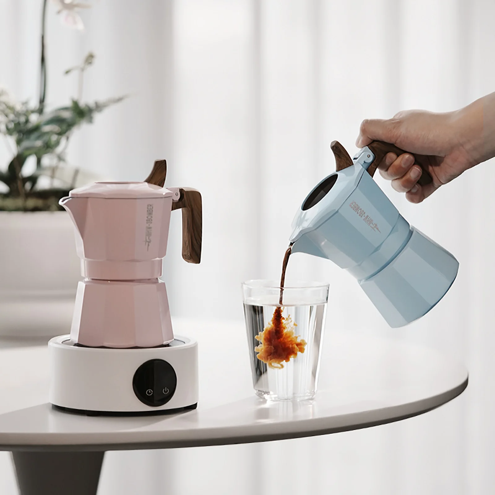 MHW-3BOMBER Double Valve Moka Pot 100ml - Image 4