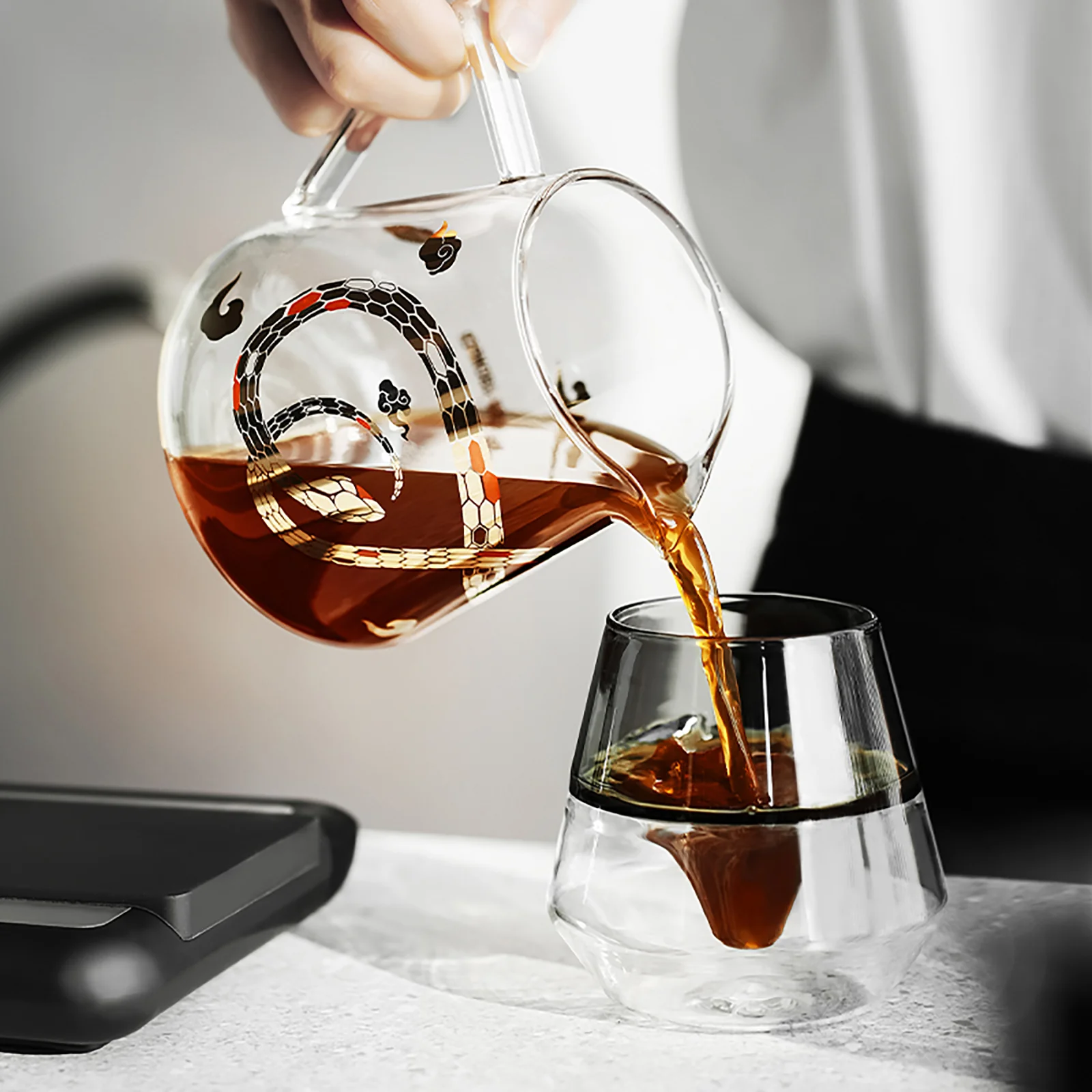 MHW-3BOMBER DW Series Glass Cup Black - Image 23