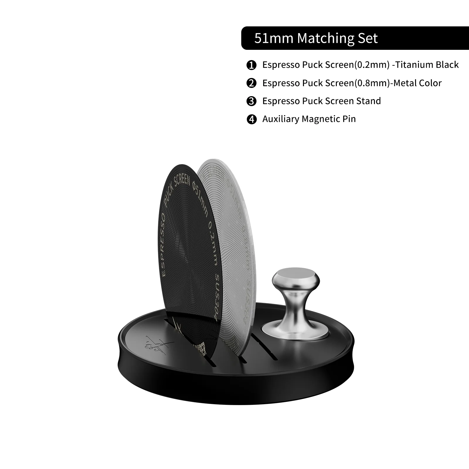 MHW-3BOMBER Espresso Puck Screen Stand 51-58 mm - Image 5
