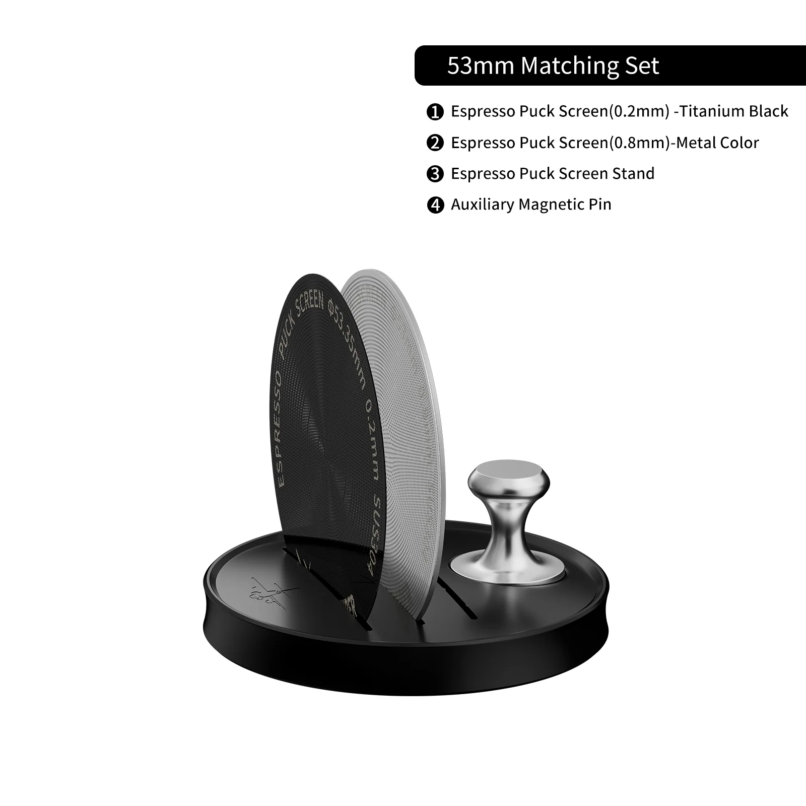 MHW-3BOMBER Espresso Puck Screen Stand 51-58 mm - Image 6