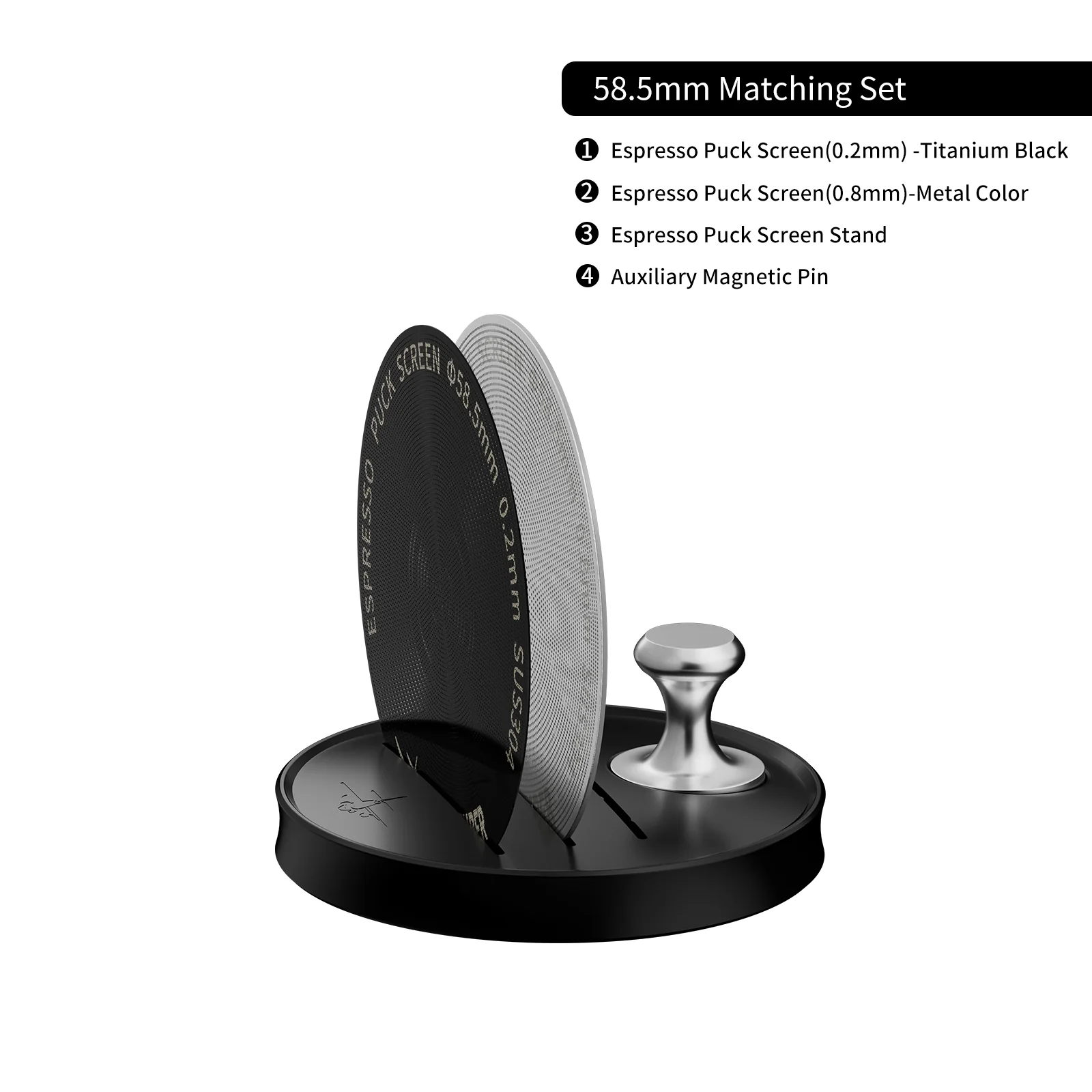 MHW-3BOMBER Espresso Puck Screen Stand 51-58 mm - Image 7