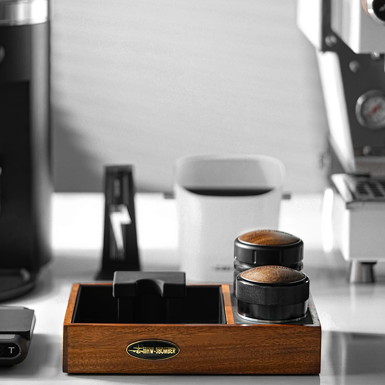 MHW-3BOMBER Espresso Tamping Station Coffee Portafilter Holder - Image 10