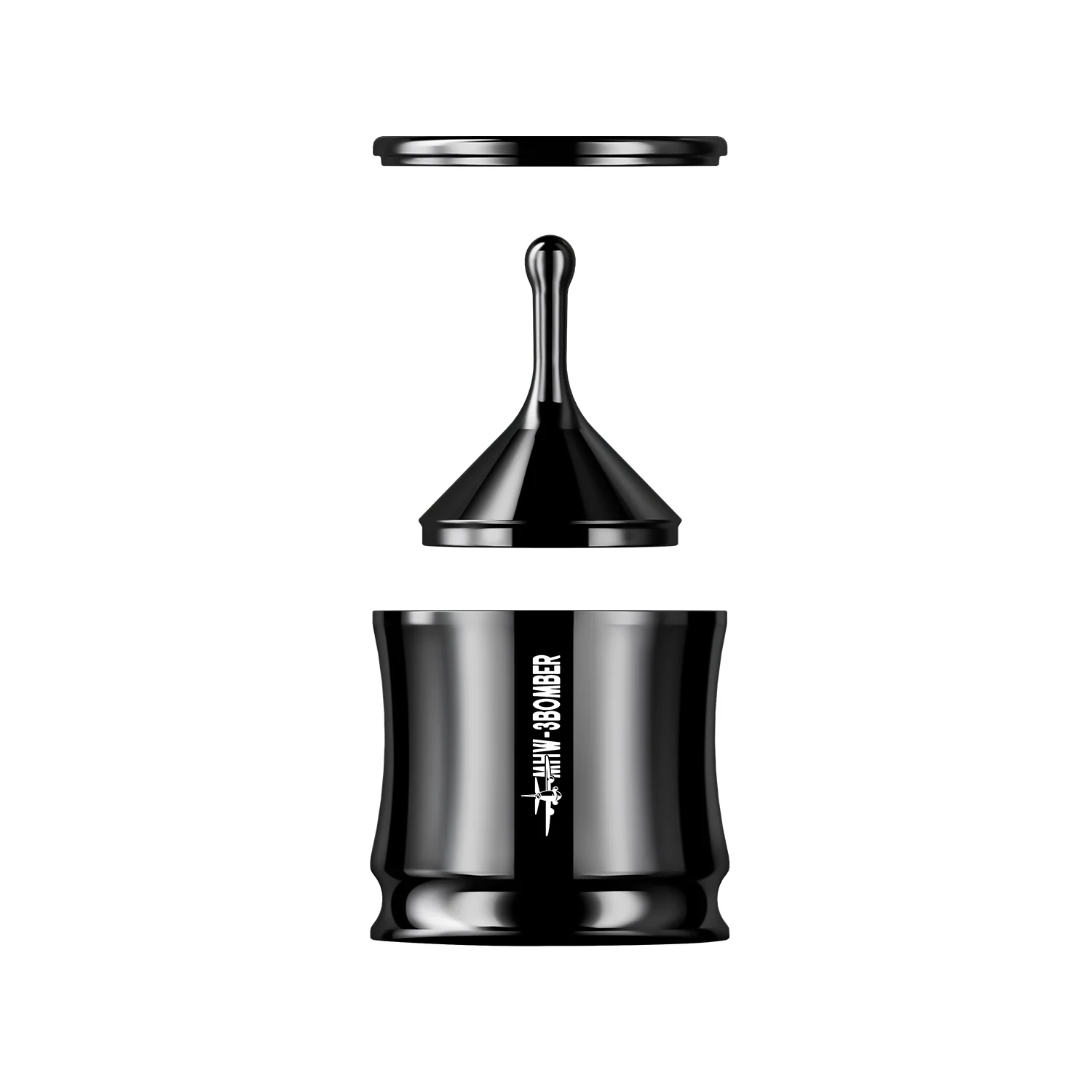 MHW-3BOMBER FlowLight SUS304 All-Metal Dosing Funnel 58mm