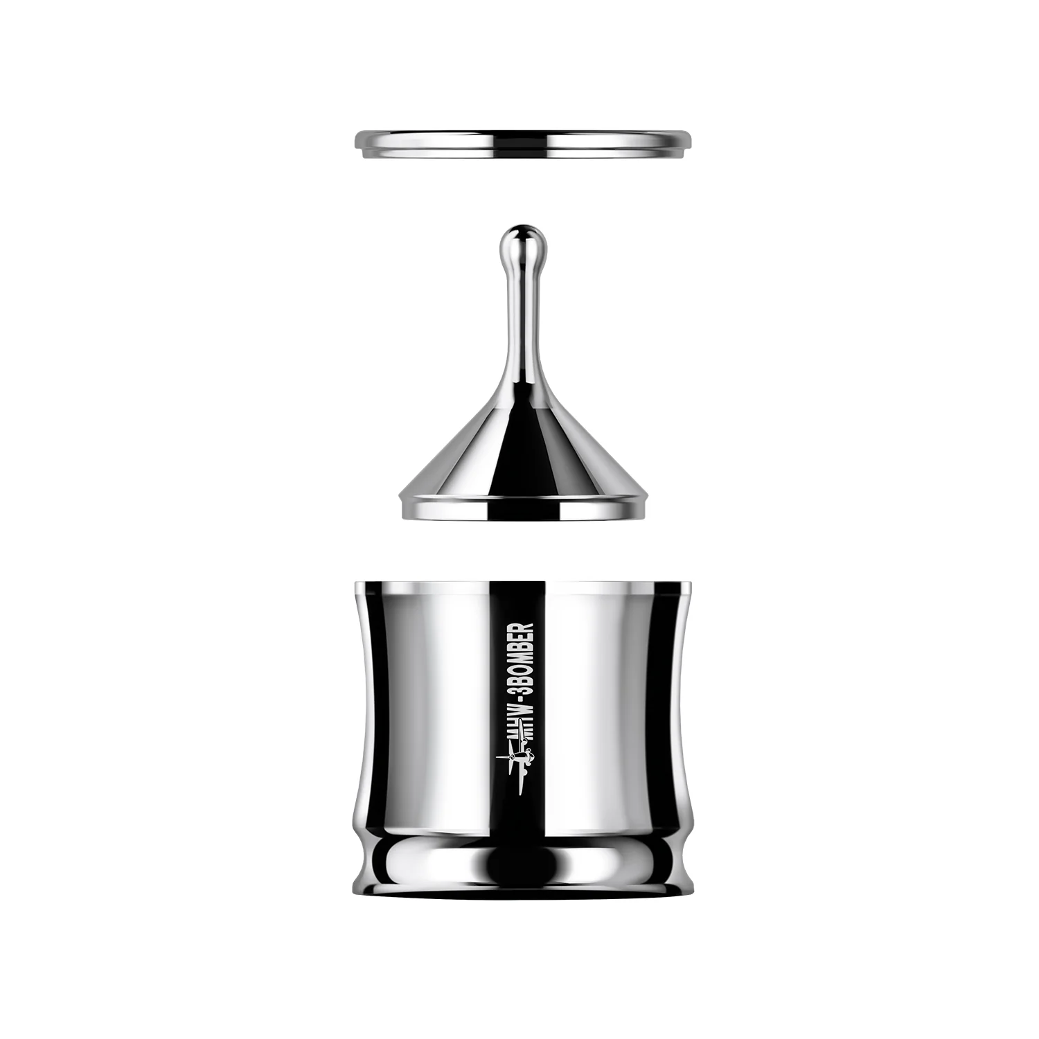 MHW-3BOMBER FlowLight SUS304 All-Metal Dosing Funnel 58mm - Image 3