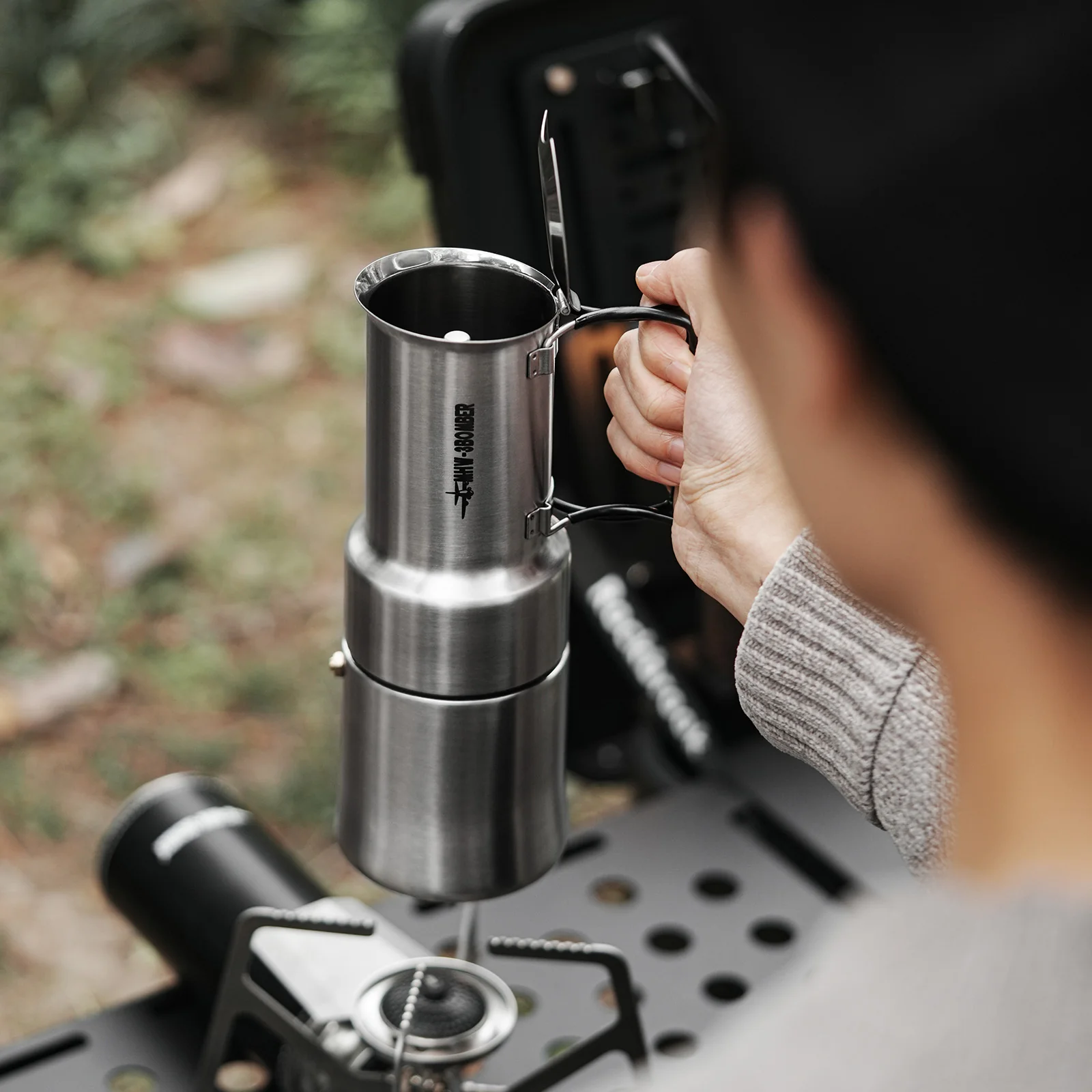 MHW-3BOMBER MET Outdoor Moka Pot - Image 10