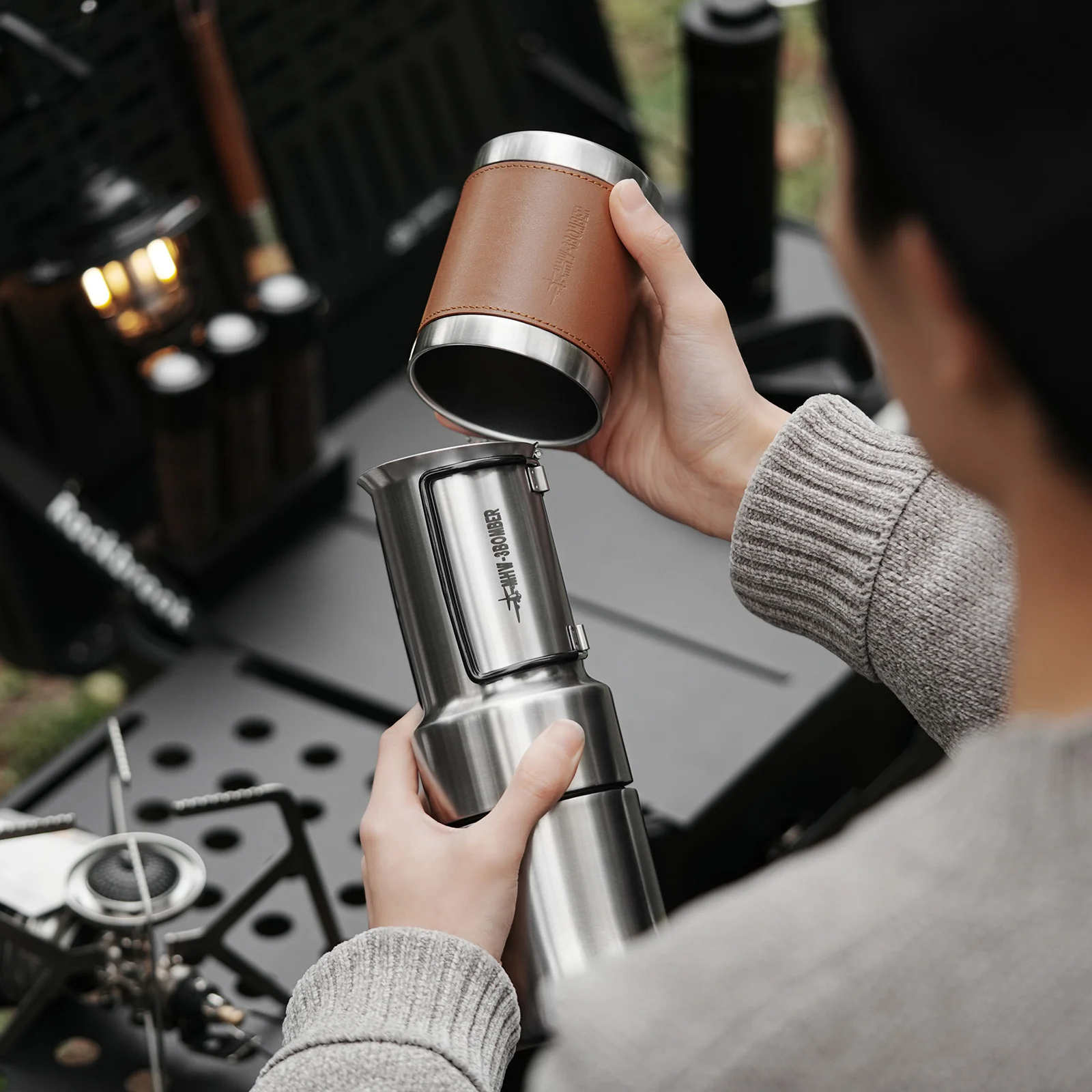 MHW-3BOMBER MET Outdoor Moka Pot - Image 11