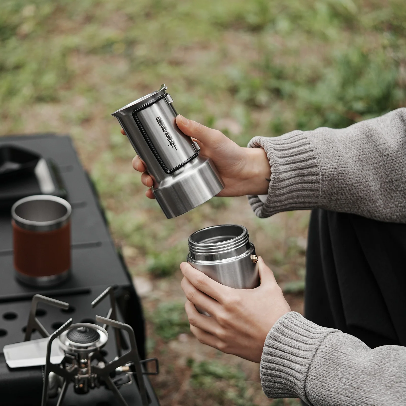 MHW-3BOMBER MET Outdoor Moka Pot - Image 12