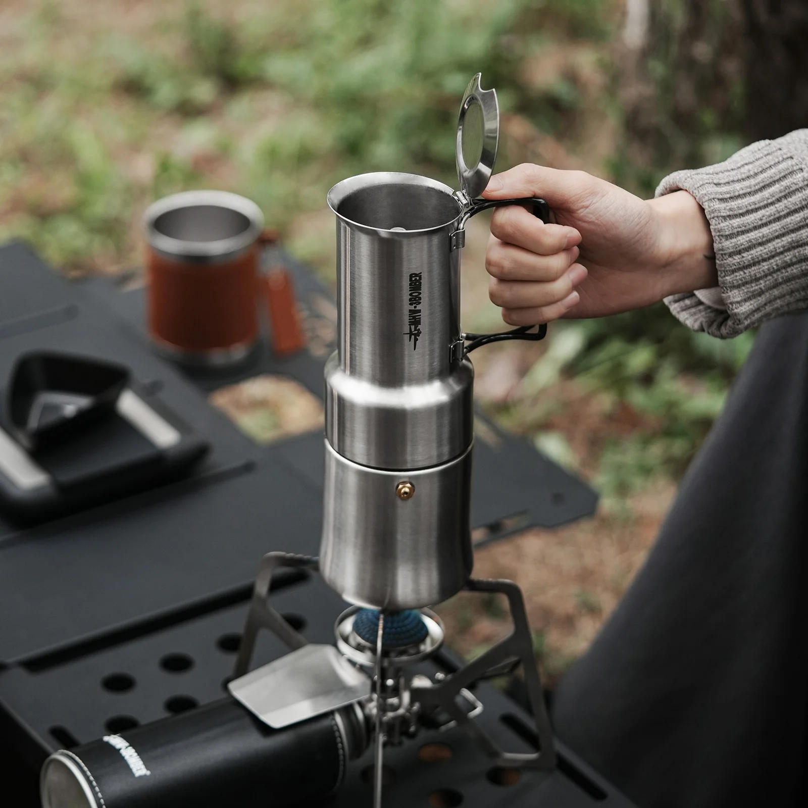 MHW-3BOMBER MET Outdoor Moka Pot - Image 17