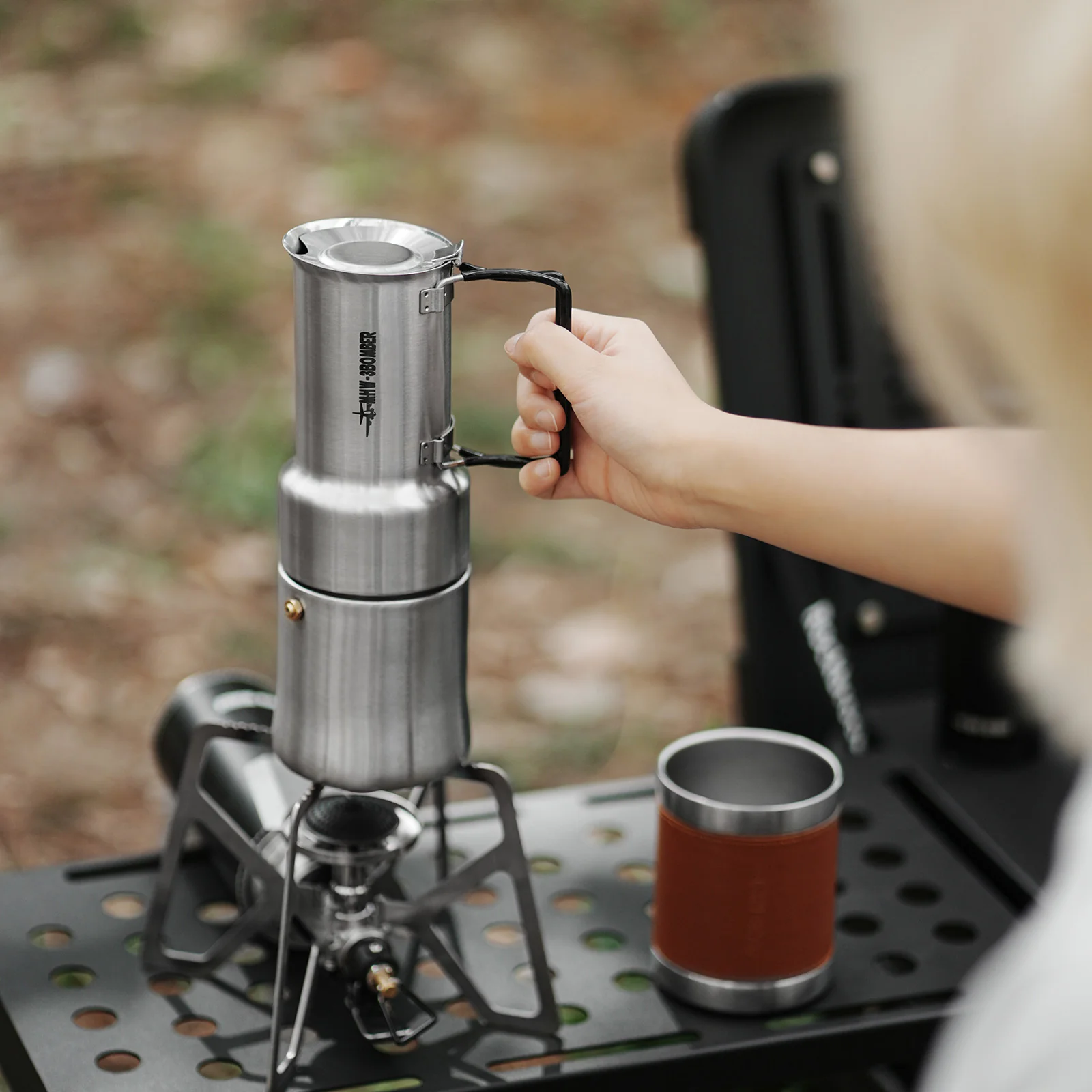 MHW-3BOMBER MET Outdoor Moka Pot - Image 7