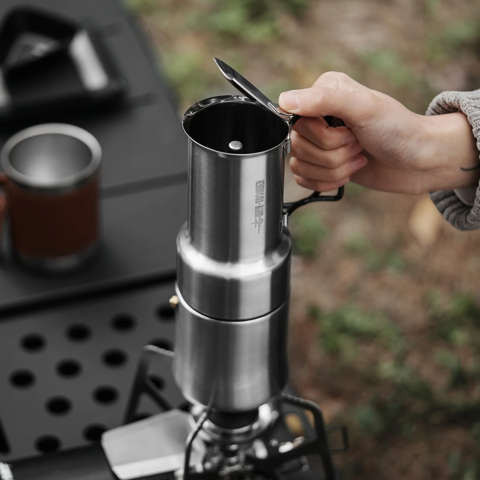 MHW-3BOMBER MET Outdoor Moka Pot - Image 9