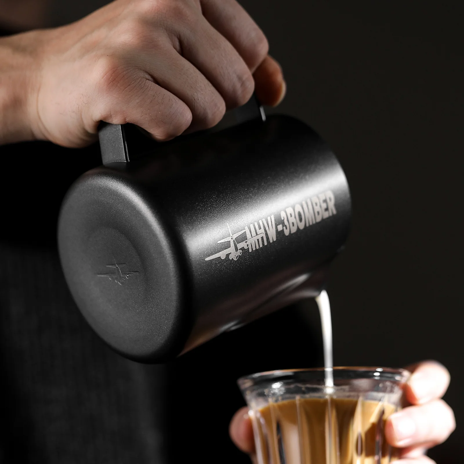 MHW-3BOMBER Milk Frothing Pitcher 3.0 Matte Black - Image 10