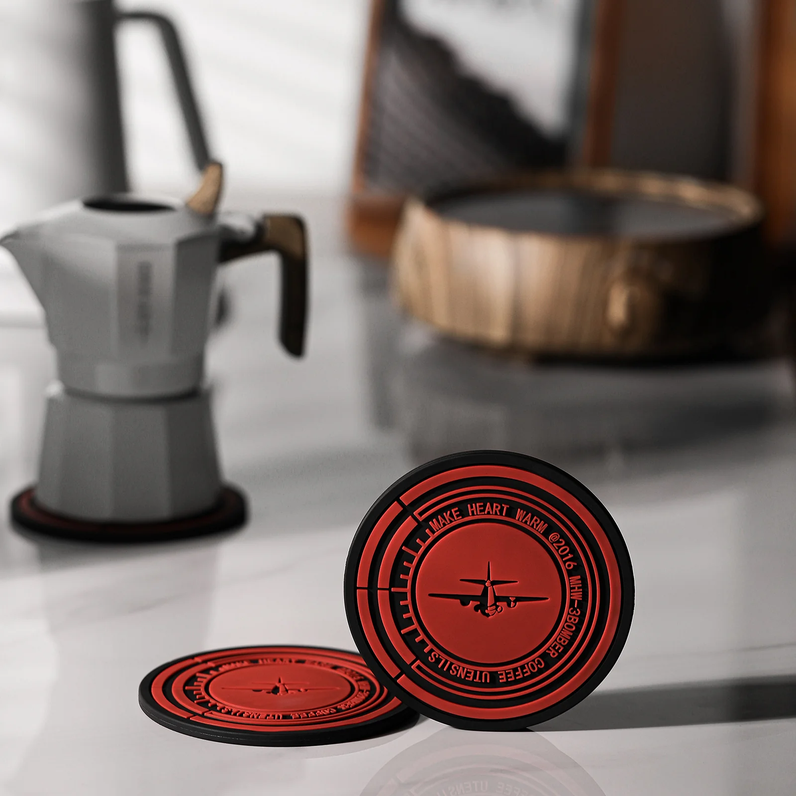MHW-3BOMBER Moka Pot Silicon Tamper Storage Mat - Image 6
