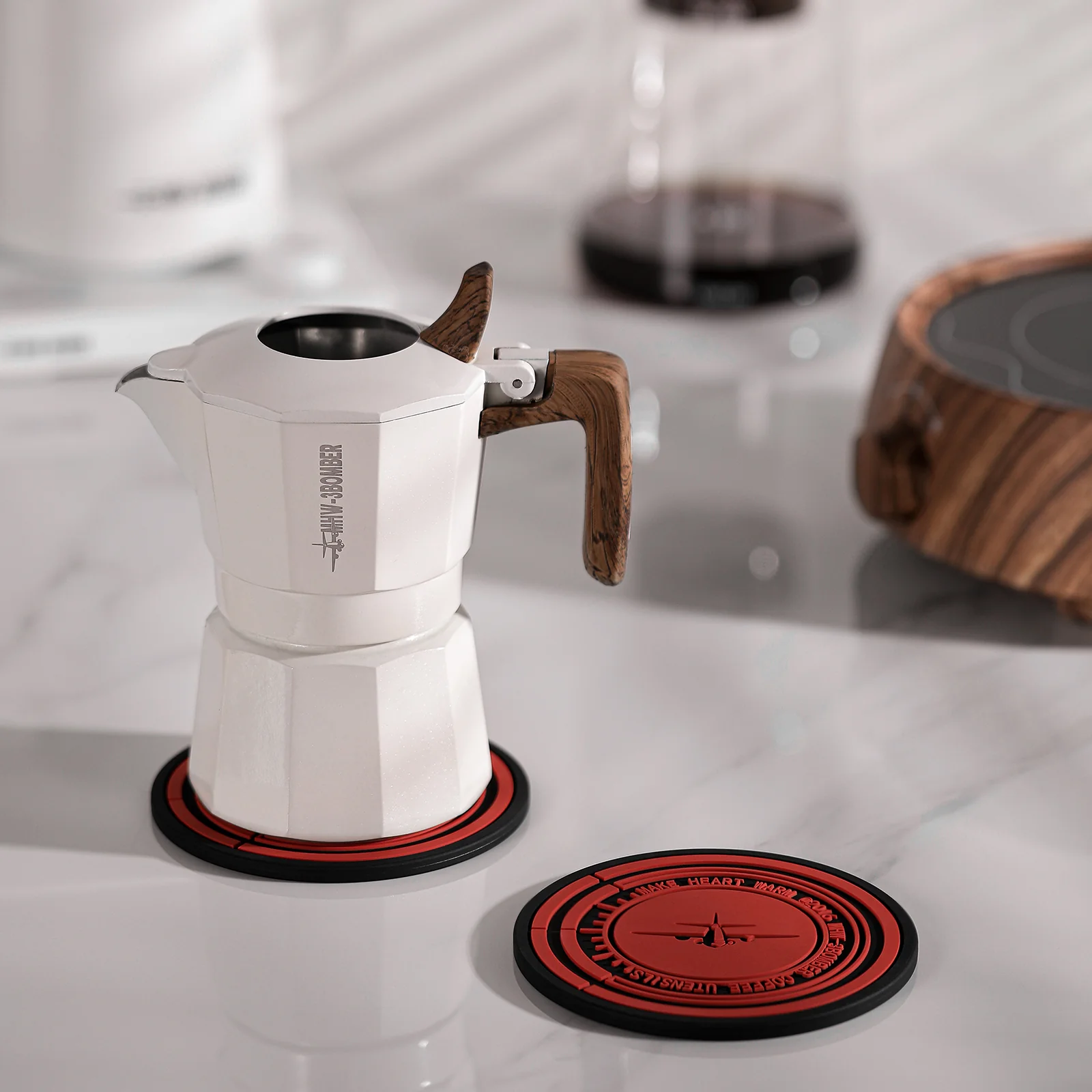 MHW-3BOMBER Moka Pot Silicon Tamper Storage Mat - Image 7