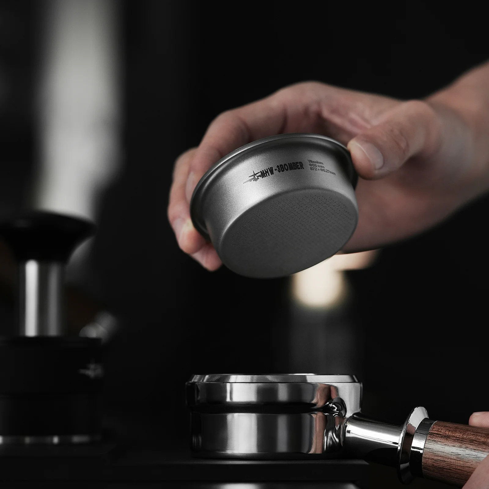 MHW-3BOMBER Titanium Filter Basket - 58mm 18g - Image 9