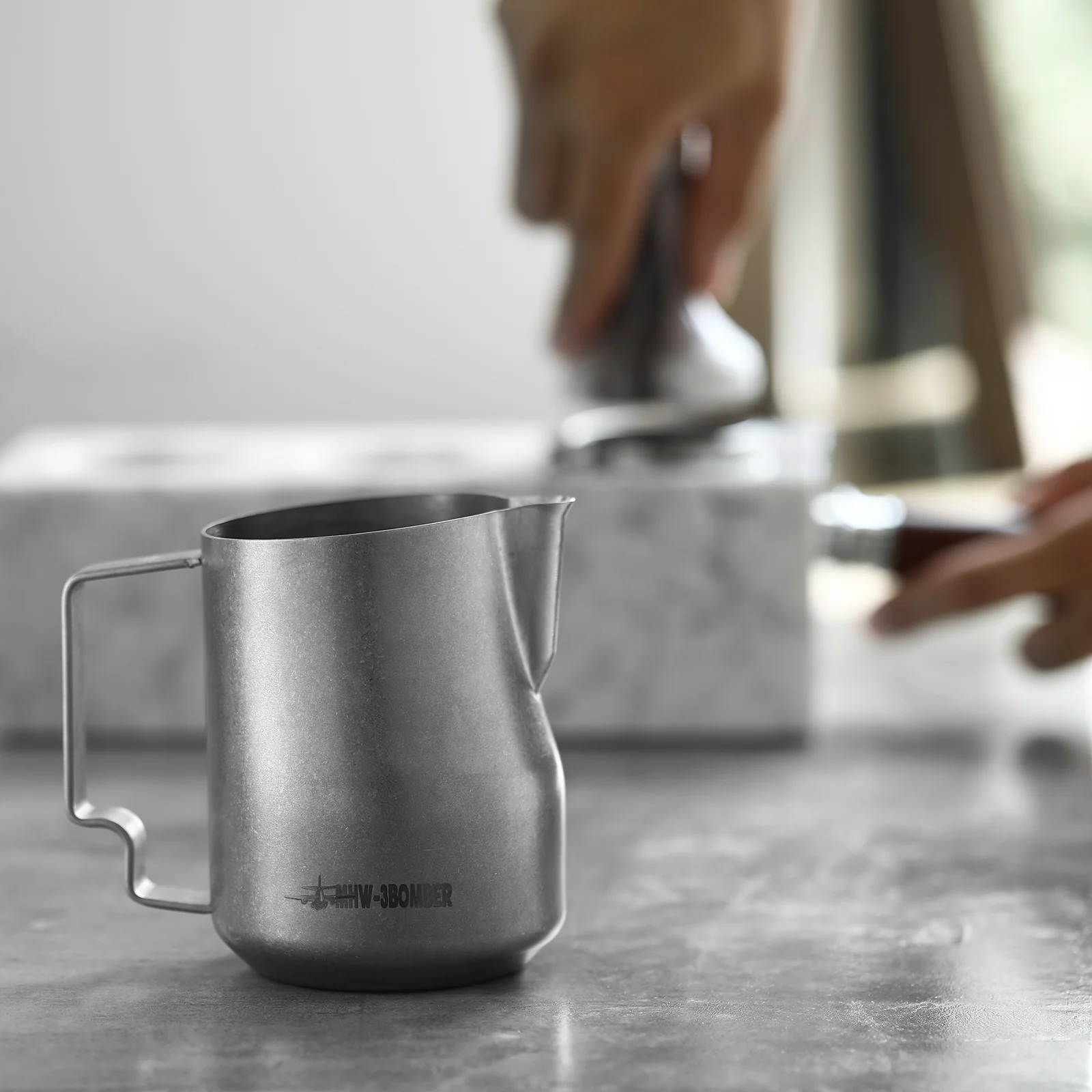 MHW-3BOMBER Turbo Milk Pitcher Silver Spot - Image 5