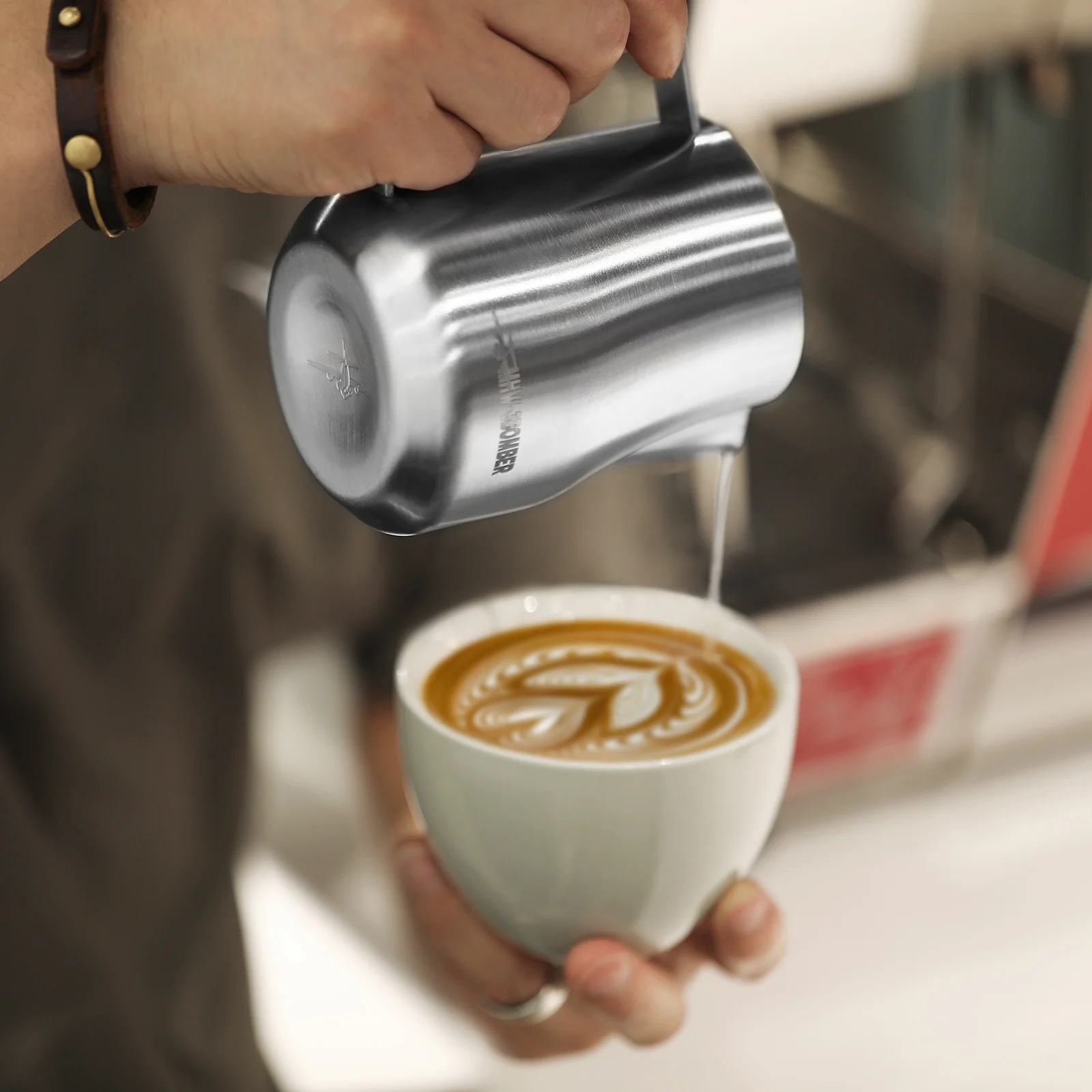 MHW-3BOMBER Turbo Milk Pitcher Glossy Grey - Image 5