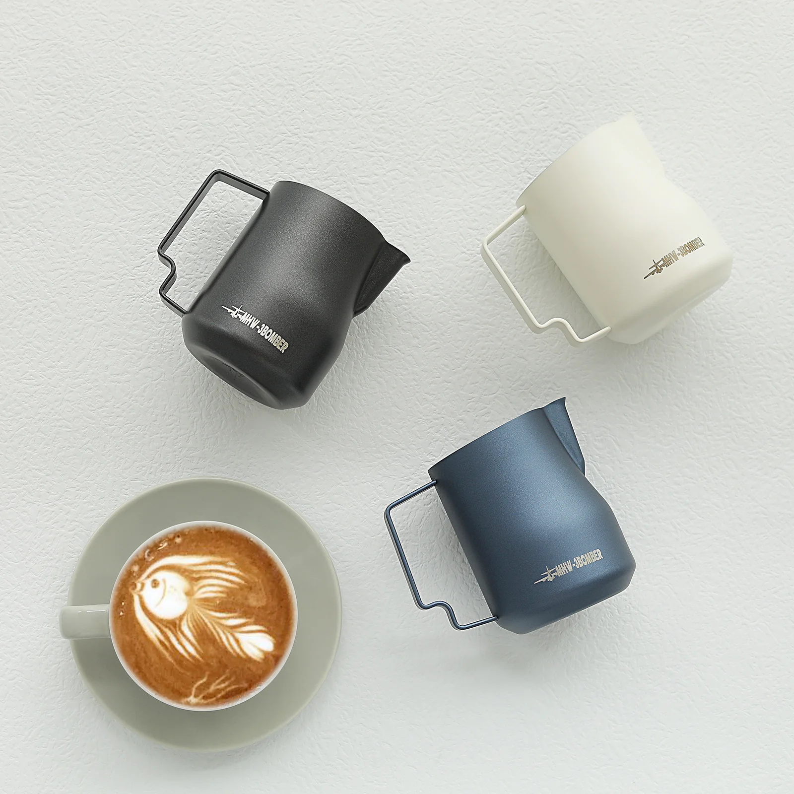 MHW-3BOMBER Turbo Milk Pitcher White - Image 6