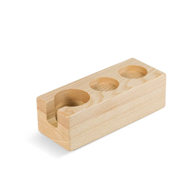 MHW-3BOMBER Wood Espresso Tamping Station Portafilter Holder 51-54mm - Image 2