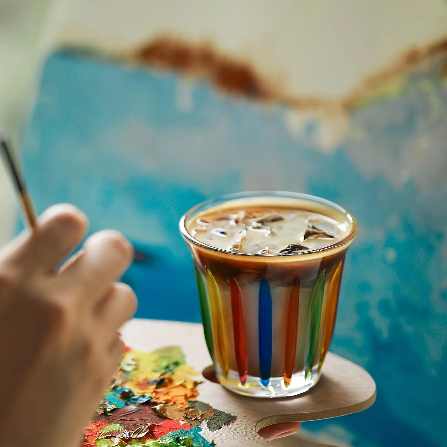 MHW-3BOMBER Wright Cup Espresso Shot Glass Hand-painted Series - Image 10