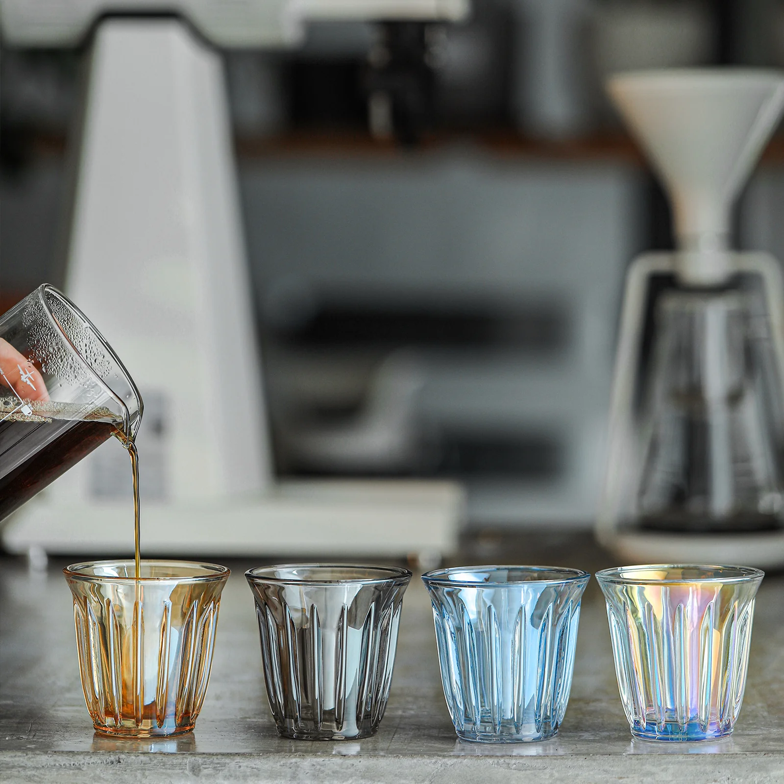 MHW-3BOMBER Wright Cup Glass Vacuum Electroplated Aurora Multi-color - Image 4