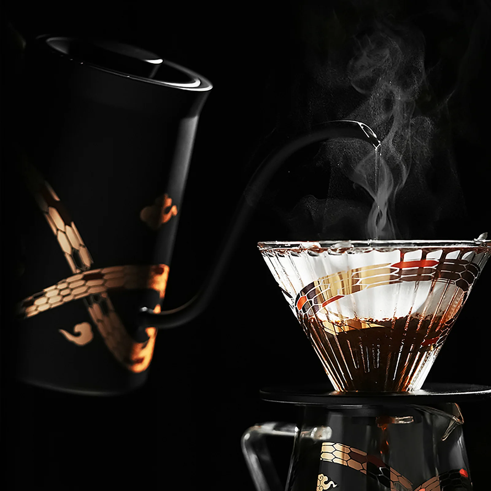MHW-3BOMBER Serpent Collection Pour Over Coffee Gift Box - Image 5